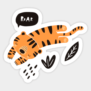 Cute Tiger Sticker